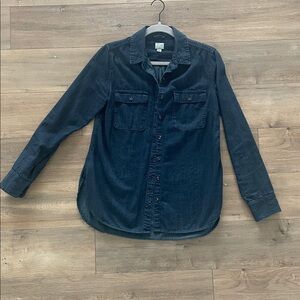 Women's Denim Button Down Shirt